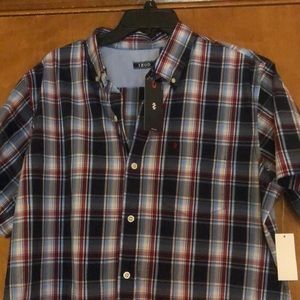 Short sleeve Izod button down shirt